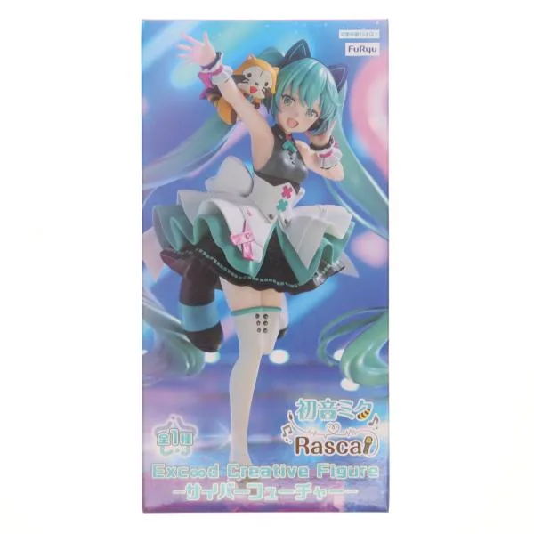『中古即納』{FIG} 初音ミク&ラスカル 初音ミク×ラスカル Exc∞d Creative Figure-サイバーフューチャー- フィギュア プライズ フリュー(20230831)