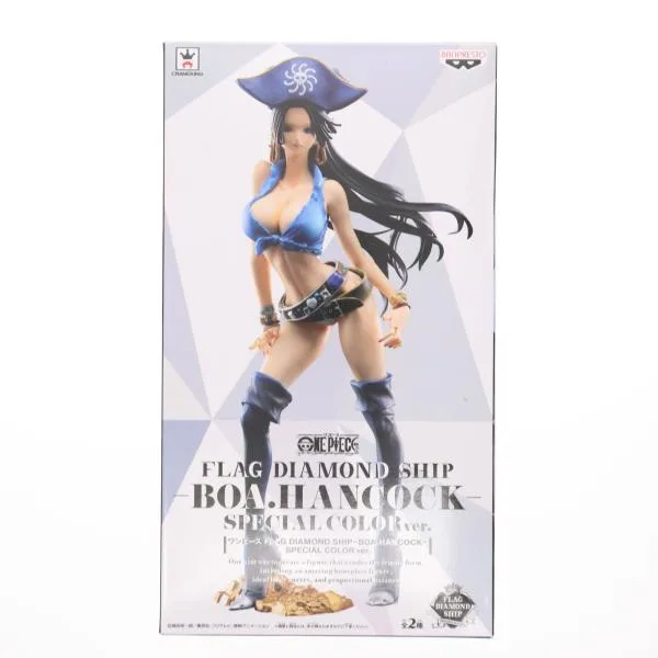 『中古即納』{FIG} ボア・ハンコック(ブルー) ワンピース FLAG DIAMOND SHIP-BOA.HANCOCK-SPECIAL COLOR ver. フィギュア プライズ バンプレスト(20180111)