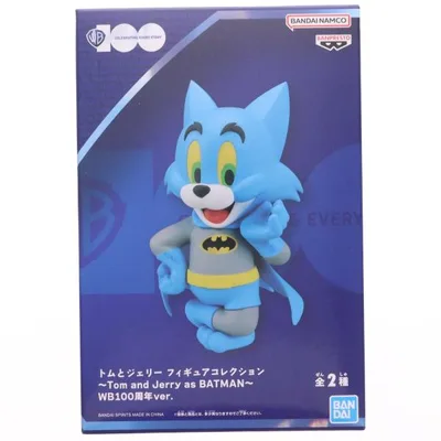 『中古即納』{FIG} トム トムとジェリー フィギュアコレクション 〜Tom and Jerry as BATMAN〜WB100周年ver. プライズ(2672233) バンプレスト(20230920)