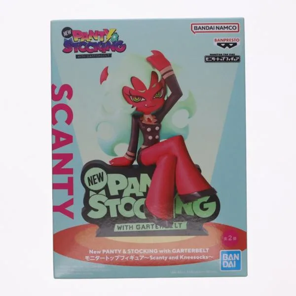 『中古即納』{FIG} スキャンティ Panty&Stocking with Garterbelt モニタートップフィギュア Scanty and Kneesocks プライズ バンプレスト(20260827)