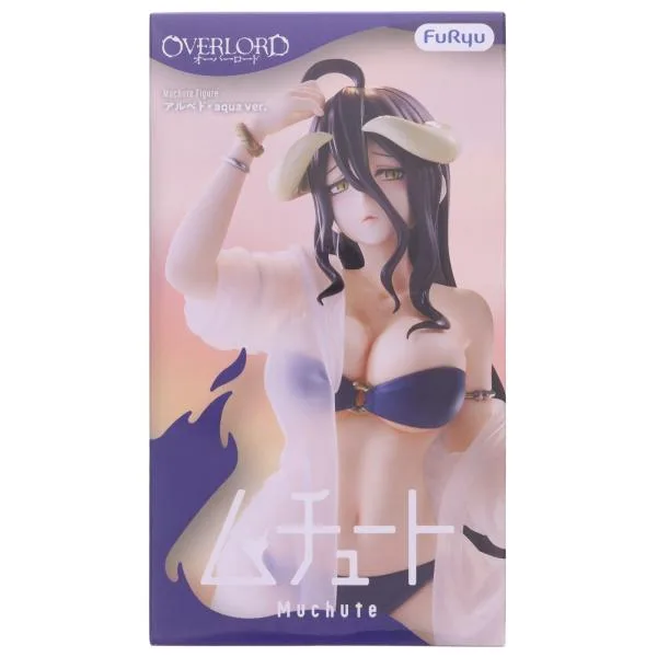 『中古即納』{FIG} アルベド オーバーロード ムチュートフィギュア-アルベド・aqua ver.- プライズ(AMU-PRZ21779) フリュー(20260810)