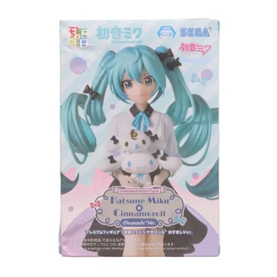 『中古即納』{FIG} 初音ミク×シナモロール 初音ミクシリーズ ちょこのせプレミアムフィギュア おすましVer フィギュア プライズ セガ(20241130)