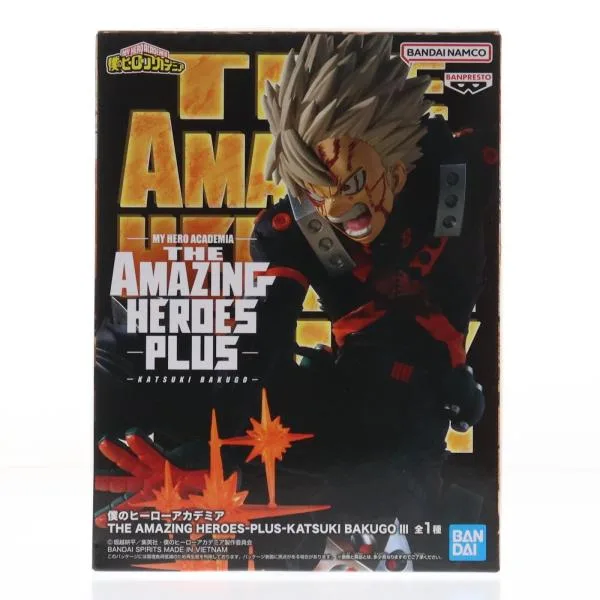 "Used Instant Delivery" {FIG} Katsuki Bakugou My Hero Academia THE AMAZING HEROES-PLUS-KATSUKI BAKUGO III Figure Prize Banpresto (20251031)