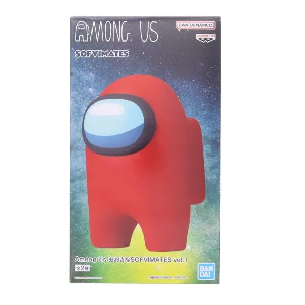 『中古即納』{FIG} レッド Among Us(アモング アス) おおきなSOFVIMATES vol.1 ソフビフィギュア プライズ(2795039) バンプレスト(20260416)