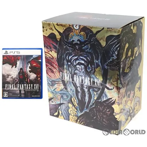 『中古即納』{PS5} FINAL FANTASY XVI(ファイナルファンタジー16/FF16) コレクターズエディション(限定版) スクウェア・エニックス (20230622)