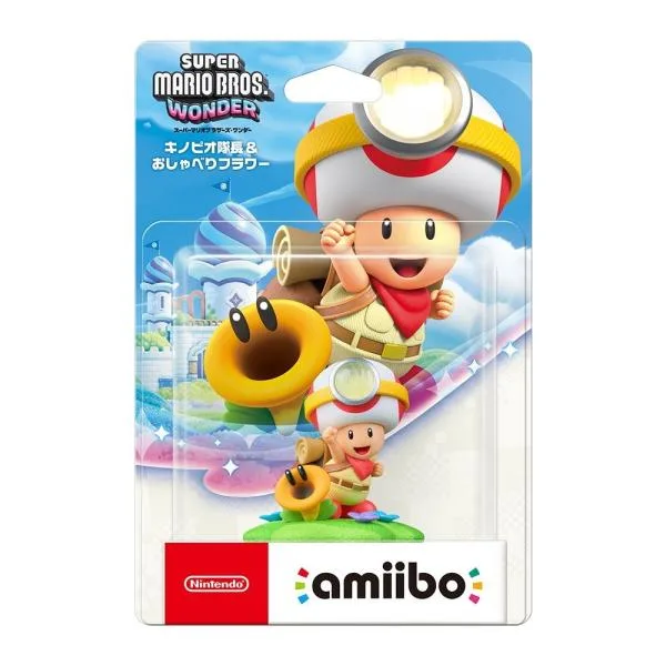 『新品』『お取り寄せ』{ACC}{Switch2} amiibo(アミーボ) キノピオ隊長&おしゃべりフラワー(スーパーマリオシリーズ) 任天堂(NVL-C-ABAZ)(20260326)