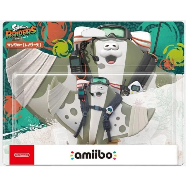 『新品即納』{ACC}{Switch2} amiibo(アミーボ) マンタロー【レイダース】(スプラトゥーンシリーズ) 任天堂(NVL-C-AEBE)(20260723)