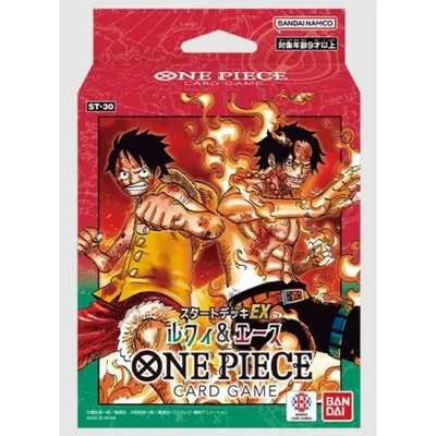 『新品』{TCG} (再販) ONE PIECE(ワンピース) カードゲーム スタートデッキEX ルフィ&エース【ST-30】 バンダイ(20260802)