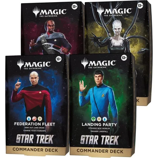 『予約』{TCG} (カートン) MTG スター・トレック(STAR TREK) 統率者デッキ(英語版) ウィザーズ・オブ・ザ・コースト(4種×1個)(20261113)