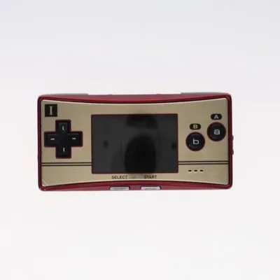 『中古即納』{GBA} (本体) GAMEBOY micro(ゲームボーイミクロ) ファミコンバージョン 任天堂(OXY-S-GA)(20050913)