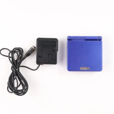 『中古即納』{GBA} (本体) GAMEBOY ADVANCE SP(ゲームボーイアドバンスSP) アズライトブルー 任天堂(AGS-S-ZBA)(20030214)