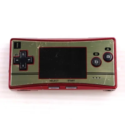 『中古即納』{GBA} (本体) GAMEBOY micro(ゲームボーイミクロ) ファミコンバージョン 任天堂(OXY-S-GA)(20050913)