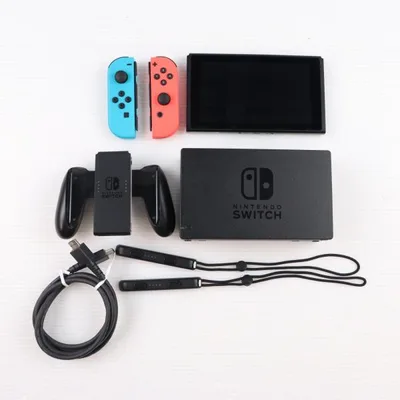 『中古即納』{Switch} (本体) Nintendo Switch(ニンテンドースイッチ) 有機ELモデル Joy-Con(L) ネオンブルー/R ネオンレッド 任天堂(HEG-S-KABAA)(20211008)