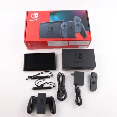 『中古即納』{Switch} (本体) Nintendo Switch(ニンテンドースイッチ) Joy-Con(L)/R グレー 任天堂(HAD-S-KAAAA)(20190830)