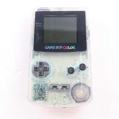 『中古即納』{GBC} (本体) GAMEBOY COLOR(ゲームボーイカラー) クリア 任天堂(CGB-001)(19981021)