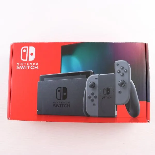 『中古即納』{Switch} (本体) Nintendo Switch(ニンテンドースイッチ) Joy-Con(L)/R グレー 任天堂(HAD-S-KAAAA)(20190830)