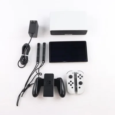 "มือสอง Instant Delivery" {Switch} (ตัวเครื่อง) Nintendo Switch (Nintendo Switch) Organic EL รุ่น Joy-Con (L)/(R) สีขาว Nintendo (HEG-S-KAAAA) (20211008)