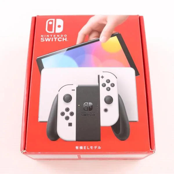 "มือสอง Instant Delivery" {Switch} (ตัวเครื่อง) Nintendo Switch (Nintendo Switch) Organic EL รุ่น Joy-Con (L)/(R) สีขาว Nintendo (HEG-S-KAAAA) (20211008)