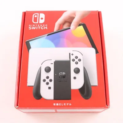 『中古即納』{Switch} (本体) Nintendo Switch(ニンテンドースイッチ) 有機ELモデル Joy-Con(L)/(R) ホワイト 任天堂(HEG-S-KAAAA)(20211008)
