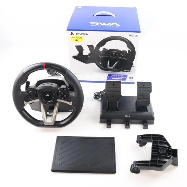 『中古即納』{ACC}{PS5} Racing Wheel Apex(レーシングホイールエイペックス) for PlayStation5/PlayStation4/PC HORI(SPF-004)(20220228)