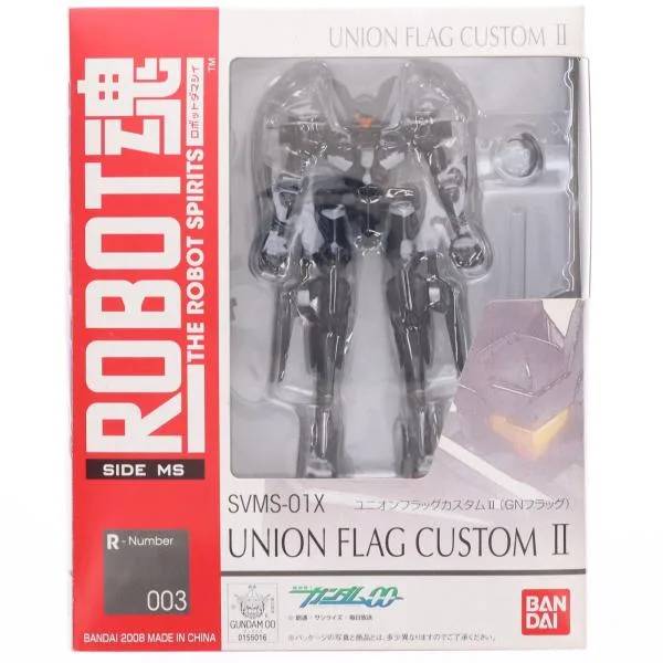 "Used Immediate Delivery" {FIG} ROBOT Spirits (SIDE MS) Union Flag Custom II (GN Flag) Mobile Suit Gundam 00 (Double O) Completed Movable Figure Bandai (20081129)
