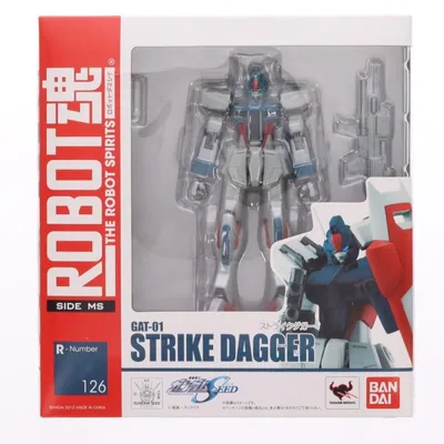 『中古即納』{FIG} ROBOT魂(SIDE MS) ストライクダガー 機動戦士ガンダムSEED(シード) 完成品 可動フィギュア バンダイ(20121013)