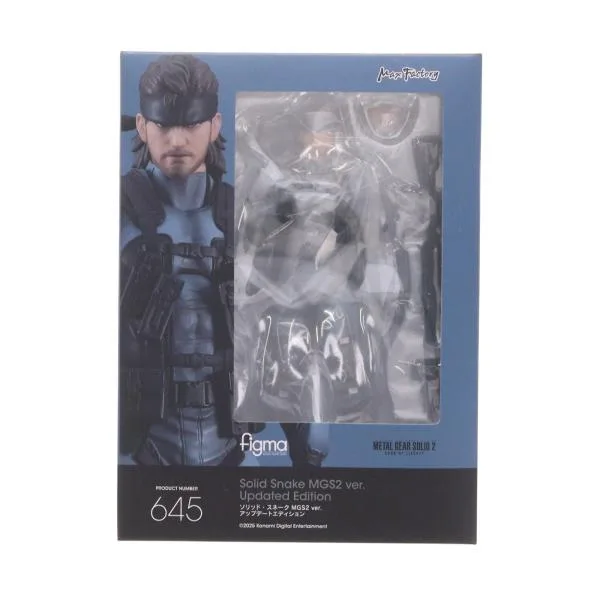 『中古即納』{FIG} figma 645 ソリッド・スネーク MGS2版 UPDATE EDTION METAL GEAR SOLID2 フィギュア マックスファクトリー(20251031)