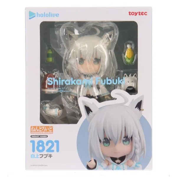 『中古即納』{FIG} ねんどろいど 1821 白上フブキ(しらかみふぶき) ホロライブプロダクション 完成品 可動フィギュア トイテック(20220828)