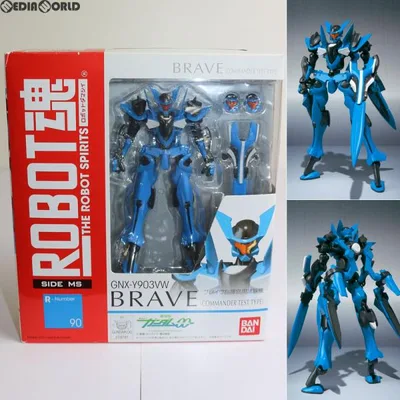 『中古即納』{FIG} ROBOT魂(SIDE MS) ブレイヴ指揮官用試験機 機動戦士ガンダム00(ダブルオー) 完成品 可動フィギュア バンダイ(20110409)