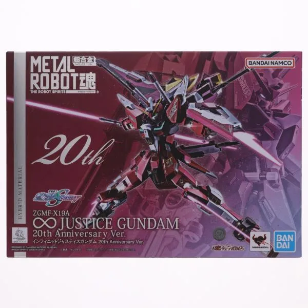 『中古即納』{FIG} 魂ウェブ限定 METAL ROBOT魂(SIDE MS) インフィニットジャスティスガンダム 20th Anniversary Ver. フィギュア バンダイスピリッツ(20231231)