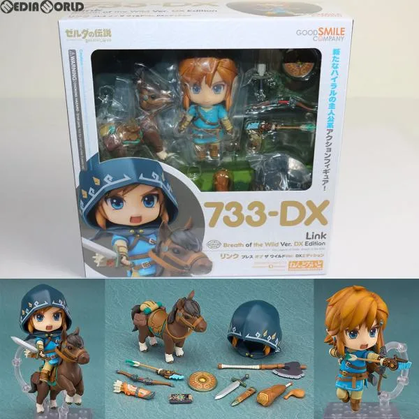 『中古即納』{FIG} ねんどろいど 733-DX リンク ブレス オブ ザ ワイルドVer. DXエディション ゼルダの伝説 フィギュア グッドスマイルカンパニー(20180923)
