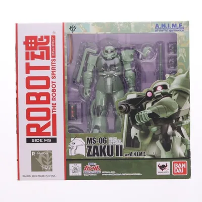 "Used Immediate Delivery" {FIG} ROBOT Spirits (SIDE MS) MS-06 Mass Production Zaku ver. A.N.I.M.E. Mobile Suit Gundam Completed Movable Figure Bandai (20160520)