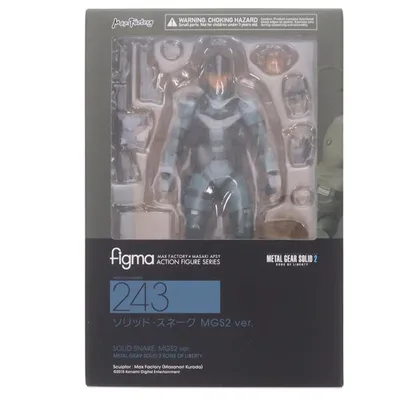 『中古即納』{FIG} figma(フィグマ) 243 ソリッド・スネーク MGS2 ver. METAL GEAR SOLID2 SONS OF LIBERTY フィギュア マックスファクトリー(20150614)