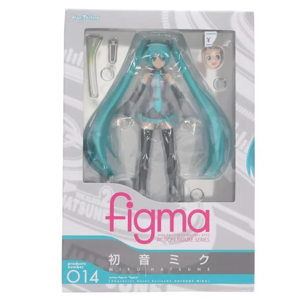 『中古即納』{FIG} figma(フィグマ) 014 初音ミク キャラクター・ボーカル・シリーズ01 初音ミク 完成品 可動フィギュア マックスファクトリー(20080910)