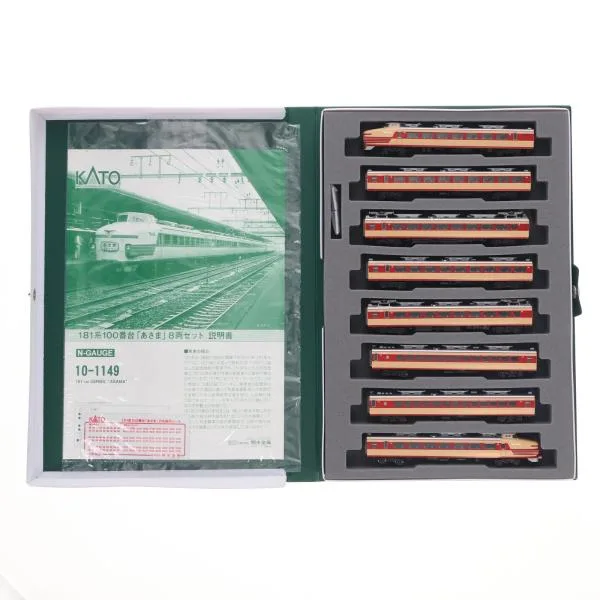 『中古即納』{RWM} 10-1149 181系100番台 「あさま」 8両セット(動力付き) Nゲージ 鉄道模型 KATO(カトー)(20140630)