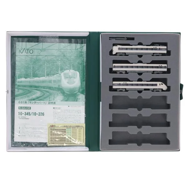 『中古即納』{RWM} (再販) 10-326 681系「サンダーバード」 3両増結セット(動力無し) Nゲージ 鉄道模型 KATO(カトー)(20200716)