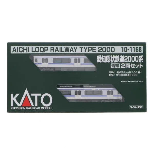 『中古即納』{RWM} 10-1168 愛知環状鉄道 2000系 青帯 2両セット(動力付き) Nゲージ 鉄道模型 KATO(カトー)(20130531)