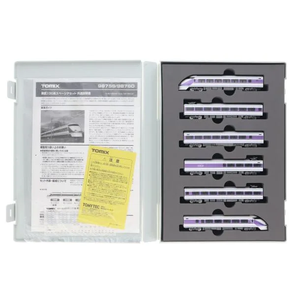 『中古即納』{RWM} 98759 東武100系スペーシア(雅カラー)セット(6両)(動力付き) Nゲージ 鉄道模型 TOMIX(トミックス)(20211023)