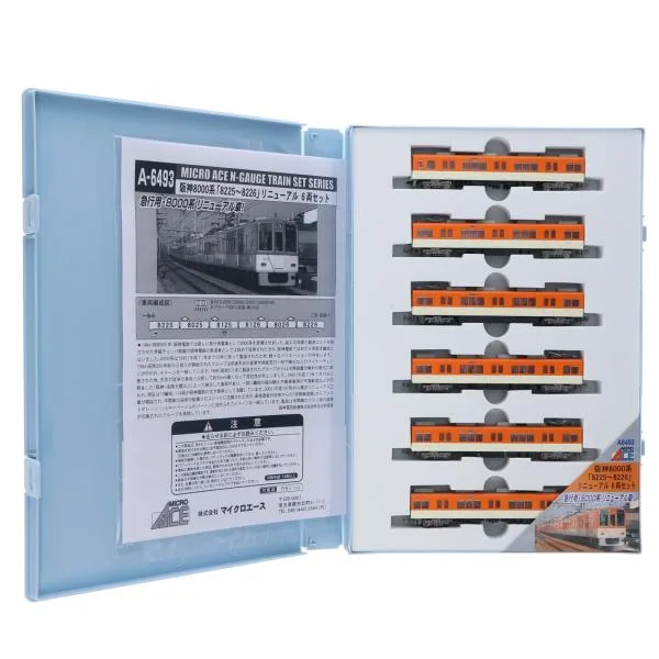 『中古即納』{RWM} A6493 阪神8000系 「8225〜8226」 リニューアル 6両セット(動力付き) Nゲージ 鉄道模型 MICRO ACE(マイクロエース)(20160131)