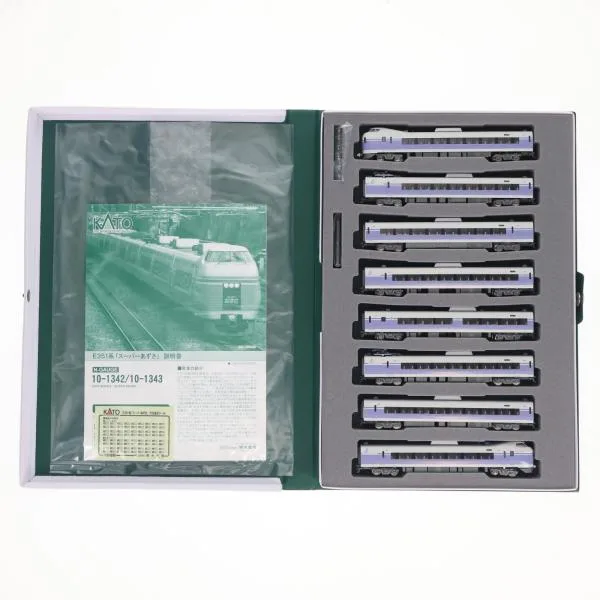『中古即納』{RWM} 10-1342 E351系「スーパーあずさ」 8両基本セット(動力付き) Nゲージ 鉄道模型 KATO(カトー)(20180302)