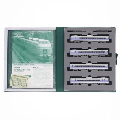 『中古即納』{RWM} 10-1343 E351系「スーパーあずさ」 4両増結セット(動力無し) Nゲージ 鉄道模型 KATO(カトー)(20180302)
