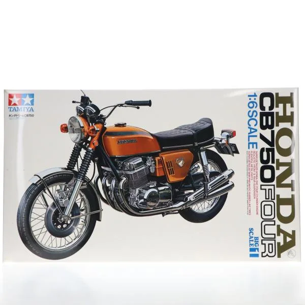 『中古即納』{PTM} ビッグスケールシリーズ No.1 1/6 ホンダ ドリーム CB750 FOUR ディスプレイモデル プラモデル タミヤ(19991231)