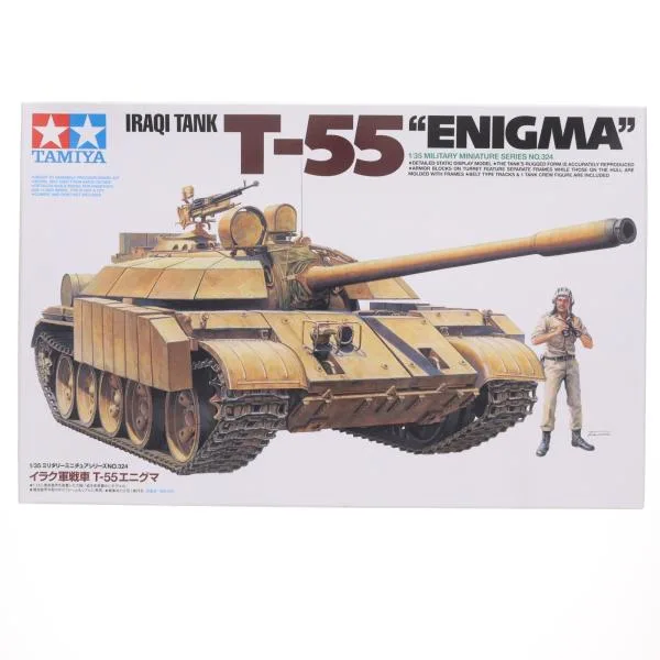 『中古即納』{PTM} ミリタリーミニチュアシリーズ No.324 1/35 イラク軍戦車 T-55エニグマ 【特別販売製品】 ディスプレイモデル プラモデル タミヤ(20260221)