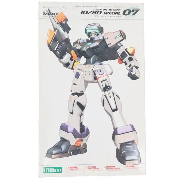 『中古即納』{PTM} 1/100 MBV-04-10/80sp テン・エイティ スペシャル 電脳戦機バーチャロン オラトリオ・タングラム プラモデル(KP110) コトブキヤ(20100227)