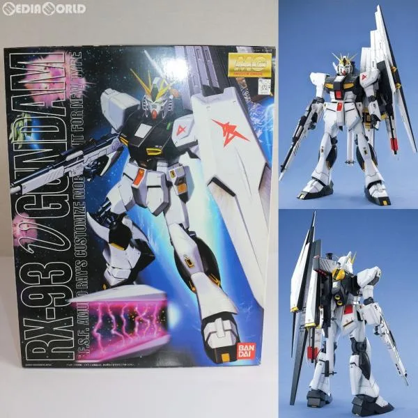 『中古即納』{PTM} MG 1/100 RX-93 νガンダム(ニューガンダム) 機動戦士ガンダム 逆襲のシャア プラモデル(0078212) バンダイ(20170802)