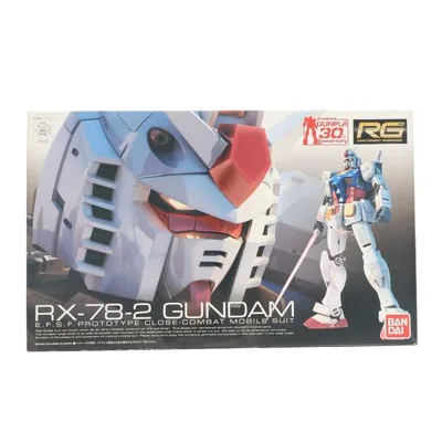 『中古即納』{PTM} (「ガンプラ30th」ロゴ有り) RG 1/144 RX-78-2 ガンダム 機動戦士ガンダム プラモデル バンダイ(20100724)