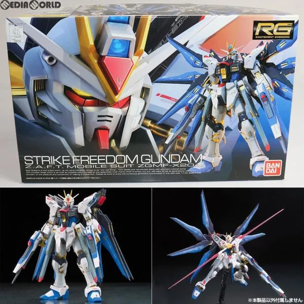 『中古即納』{PTM} RG 1/144 ZGMF-X20A ストライクフリーダムガンダム 機動戦士ガンダムSEED DESTINY(シード デスティニー) プラモデル バンダイ(20201023)