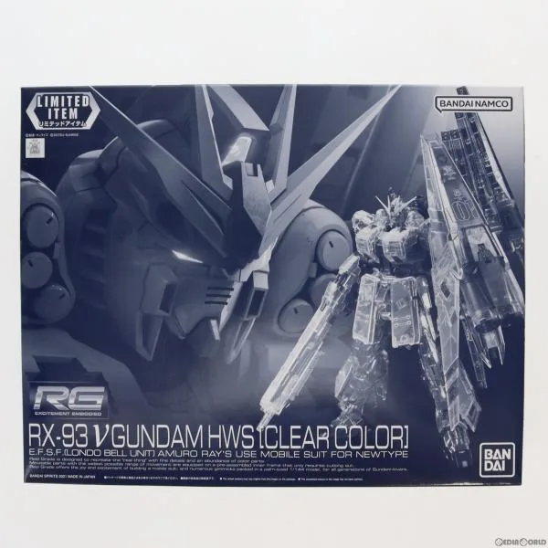『中古即納』{PTM} イベント限定 RG 1/144 RX-93 νガンダム HWS(クリアカラー) 機動戦士ガンダム 逆襲のシャア プラモデル バンダイスピリッツ(20210710)