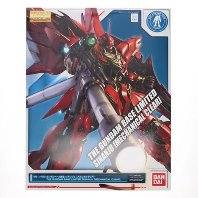 『中古即納』{PTM} ガンダムベース限定 MG 1/100 MSN-06S シナンジュ メカニカルクリア 機動戦士ガンダムUC プラモデル(0222250) バンダイ(20171120)