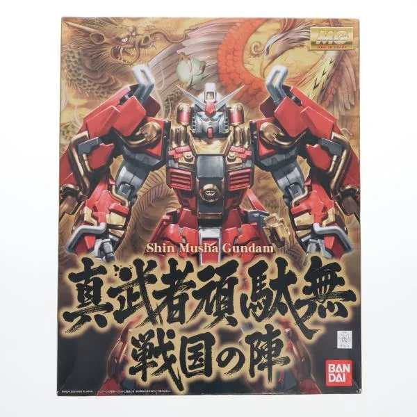 『中古即納』{PTM} MG 1/100 真武者頑駄無(シンムシャガンダム) 戦国の陣 ガンダム無双 プラモデル(0158211) バンダイ(20090312)